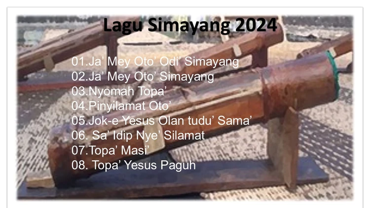Daftar Isi Lagu Simayang 2024